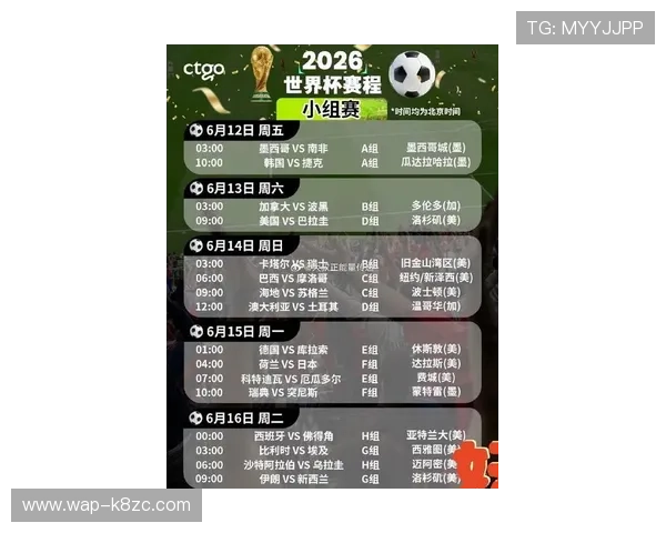 2026年世界杯比赛时间表及举办城市详细介绍，帮助球迷提前做好观赛准备